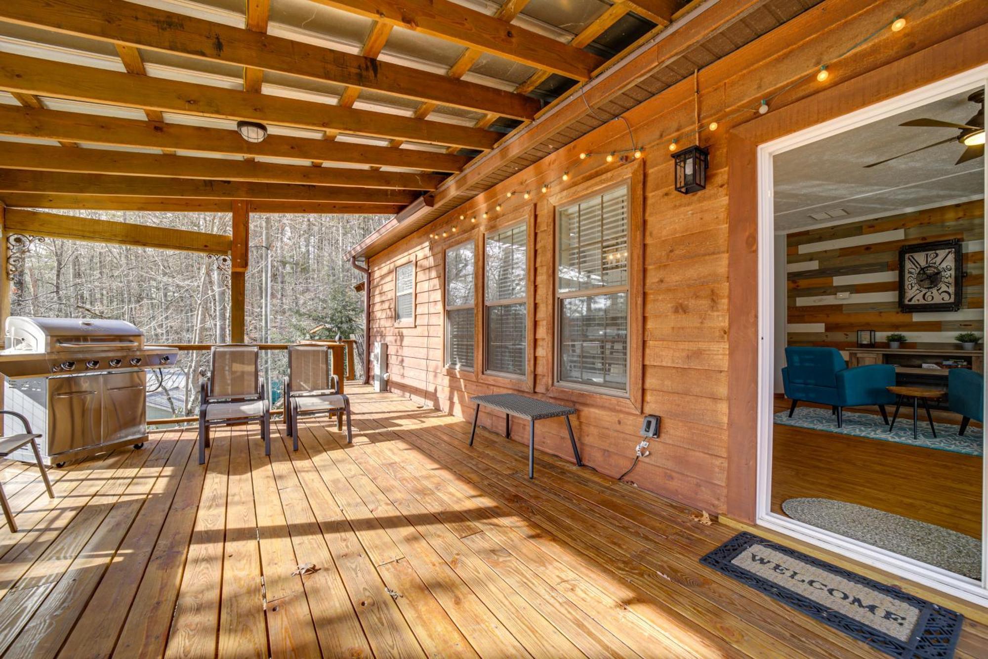 Lakeside Cashiers Cabin With Private Boat Dock! Cullowhee Ngoại thất bức ảnh