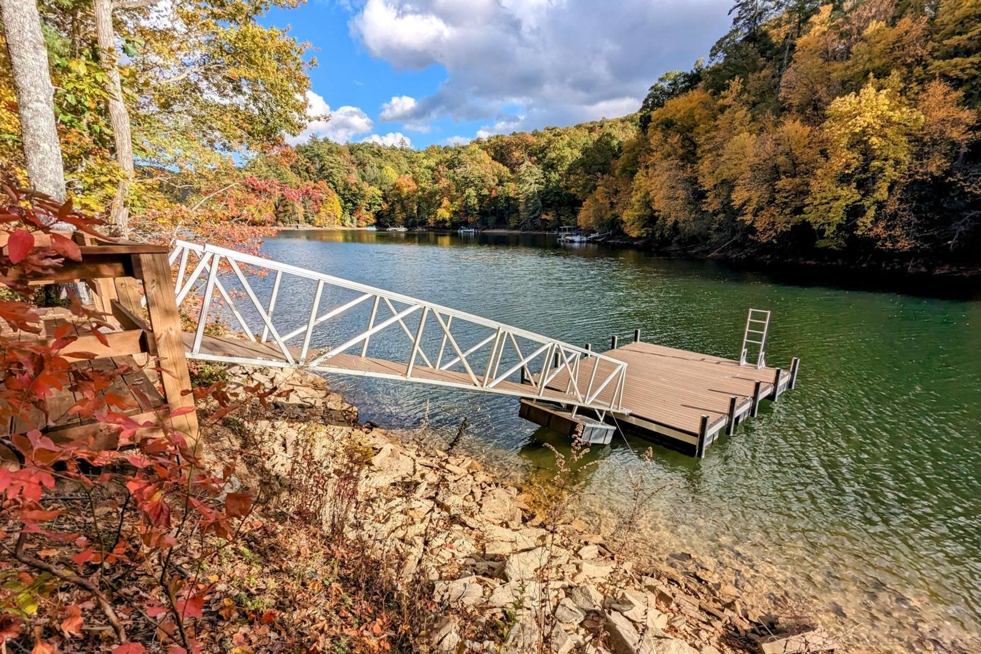 Lakeside Cashiers Cabin With Private Boat Dock! Cullowhee Ngoại thất bức ảnh